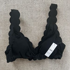 Brand new, still in shipping package black bikini top